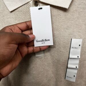 Goodfellow & Co Light Tan Sweater Polo